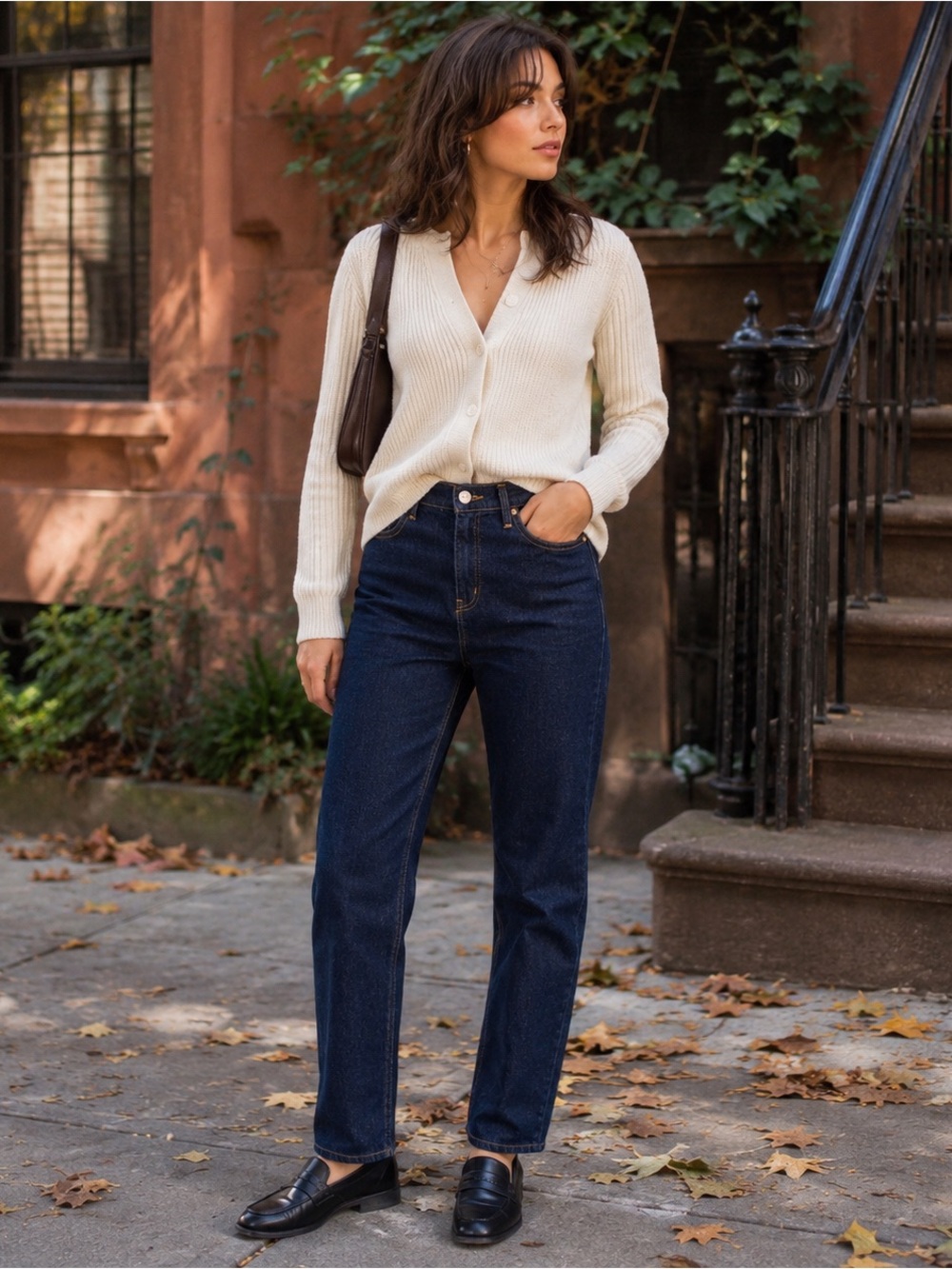 BDG Straight Leg Jeans in Dark Indigo